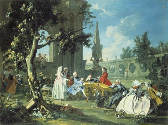 Concert in a Garden von Filippo Falciatore