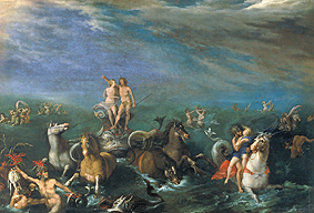 Neptun und Amphitrite. von Filippo Napoletano