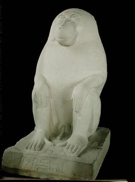 Baboon, Middle Kingdom, possibly 7th Dynasty von First Intermediate Period Egyptian