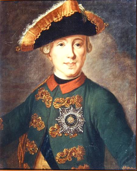 Portrait of Tsar Peter III (1728-62) von Fjodor Stepanowitsch Rokotov