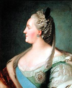 Portrait of Empress Catherine II the Great (1729-96) after 1763