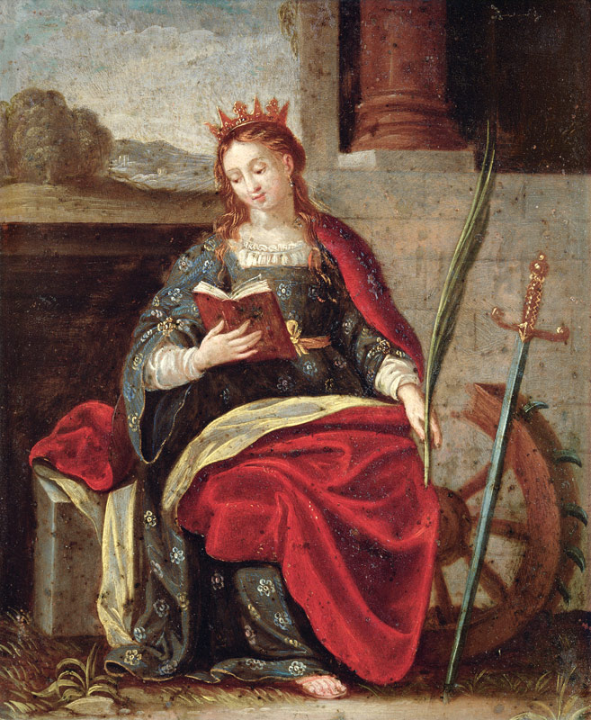 St. Catherine of Alexandria von Flemish School