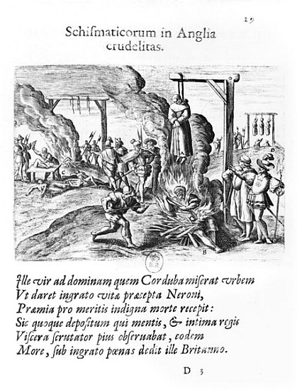 Cruelties practised by schismatics in England von Flemish School