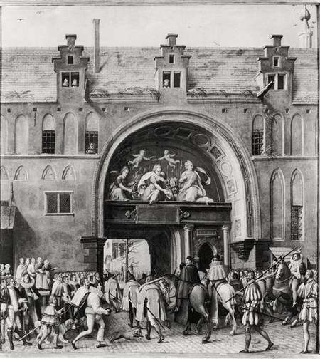 Entry of Hercule Francois of France, Duke of Alencon (1554-84) into Antwerp von Flemish School
