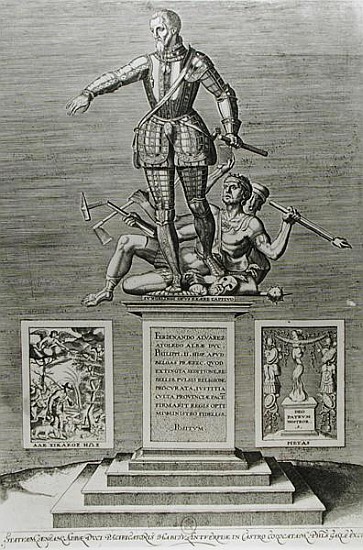 Portrait Glorifying Ferdinand Alvarez of Toledo (1508-82) Duke of Alba von Flemish School