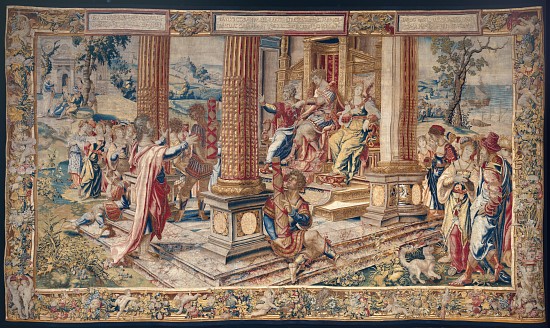 Saint Paul before Porcius Festus, King Herod Agrippa and his sister Berenice von Flemish School