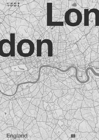 London Minimal Map 2020