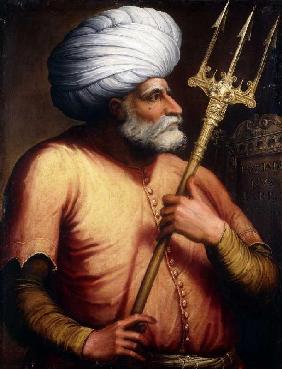 Portrait des osmanischen Herrschers Khair-ad-Din Barbarossa Um 1580