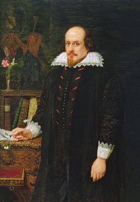 Porträt von William Shakespeare (1564-1616) 1849
