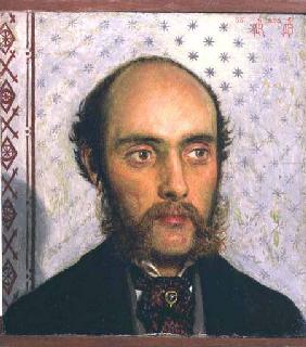 Portrait of William Michael Rossetti (1829-1919) by Lamplight 1856
