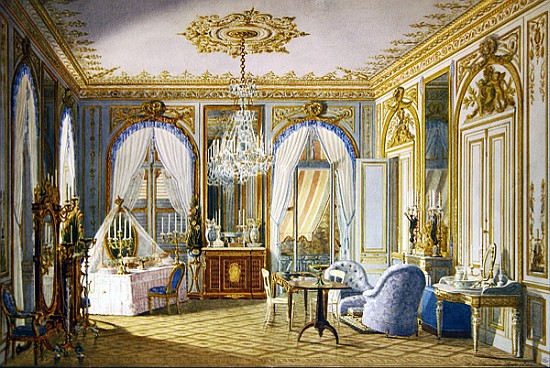 Dressing Room of the Empress Eugenie at Saint-Cloud von Fortune de Fournier