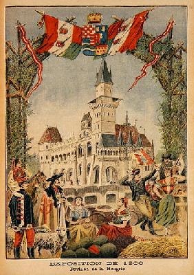 The Hungarian Pavilion at the Universal Exhibition of 1900, Paris, illustration from ''Le Petit Jour