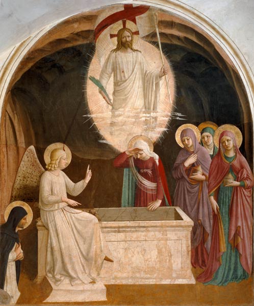 The Resurrection of Christ and the Pious Women at the Sepulchre von Fra Beato Angelico