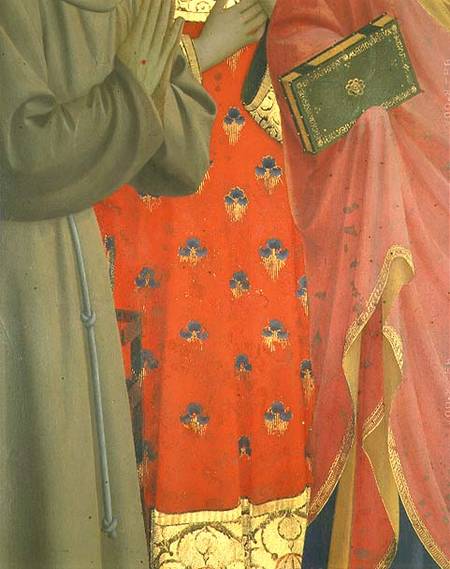 Detail from the Annalena Altarpiece (tempera and gold leaf on panel) (detail of 43957) von Fra Beato Angelico