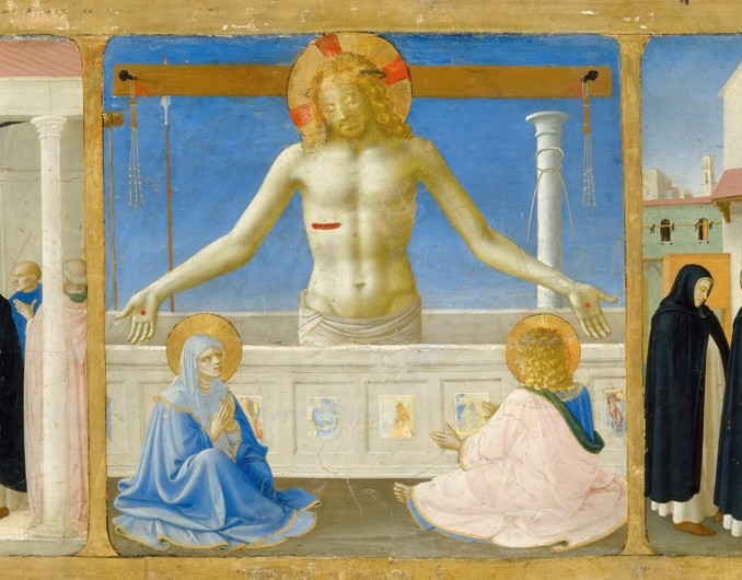 Die Auferstehung Christi (Predella des Altarretabel Die Marienkrönung) von Fra Beato Angelico