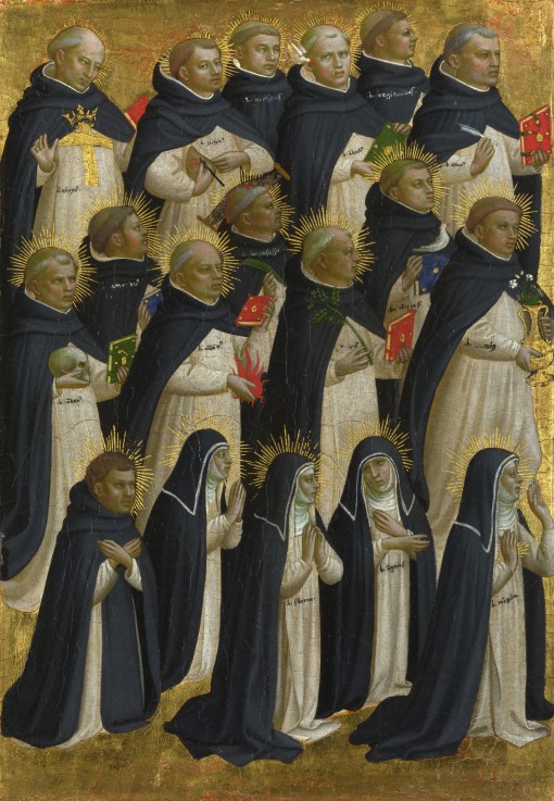 Die segnende Dominikaner (Altarbild fur San Domenico in Fiesole) von Fra Beato Angelico