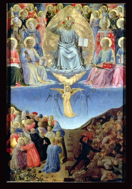 The Last Judgement, central panel from a Triptych von Fra Beato Angelico