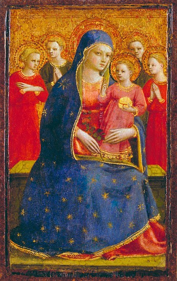 Madonna and Child with Angels von Fra Beato Angelico