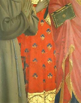 Detail from the Annalena Altarpiece (tempera and gold leaf on panel) (detail of 43957)