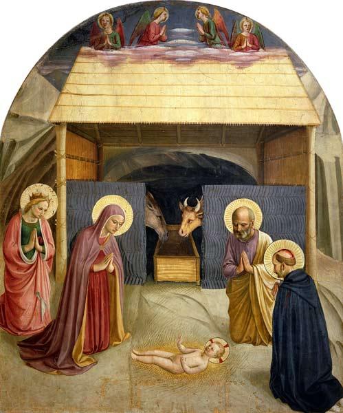 Nativity, with St. Catherine of Alexandria and St. Peter the Martyr 1442