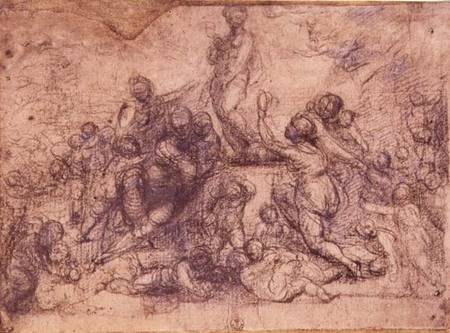The Adoration of Venus (chalk on paper) von Fra Bartolommeo