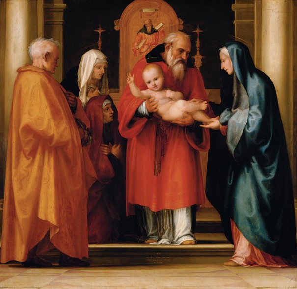 Die Darbringung Christi im Tempel von Fra Bartolommeo