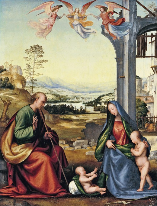 Die Heilige Familie mit Johannesknaben von Fra Bartolommeo