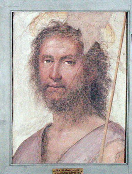St. John the Baptist (fresco) von Fra Bartolommeo