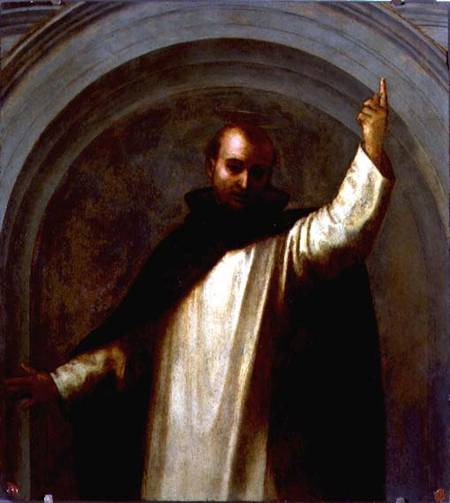 Portrait of Saint Vincenzo Ferrari von Fra Bartolommeo