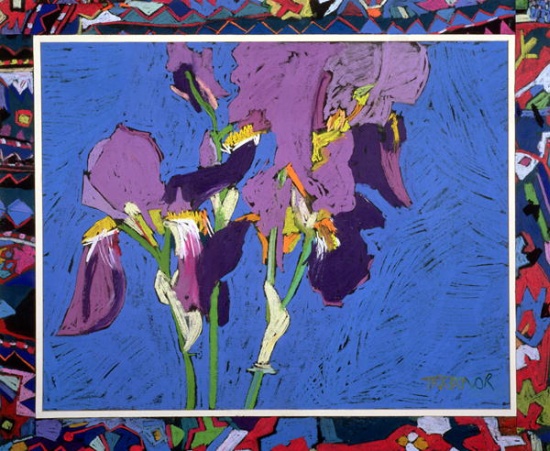 Flag Irises von  Frances  Treanor