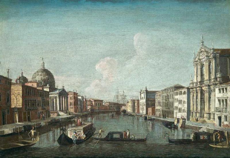 Venedig, der Canale Grande gegen Santa Chiara. von Francesco Albotto