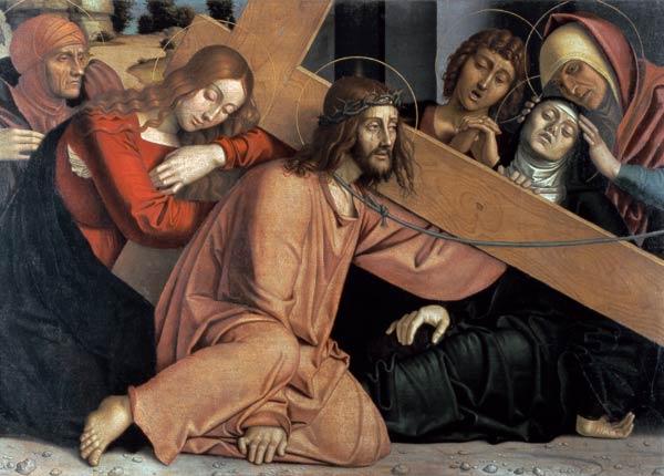 Christ Falls under the Cross von Francesco Bonsignori