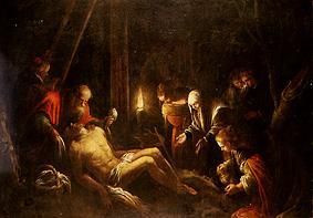 Die Beweinung Christi. von Francesco da Ponte