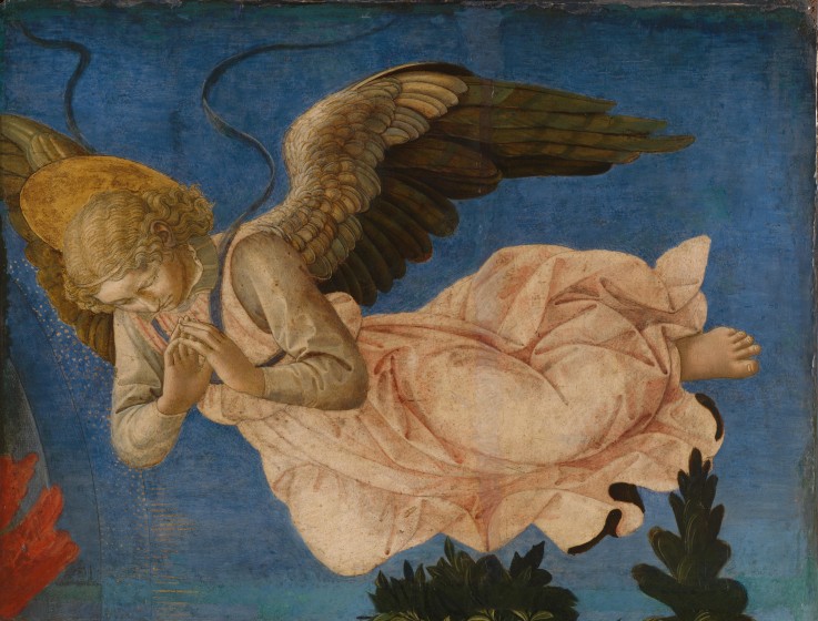 Engel (Altarbild der Santa Trinità von Pistoia) von Francesco di Stefano Pesellino