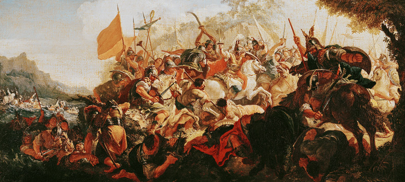 The Battle of the Granicus in May 334 BC von Francesco Fontebasso