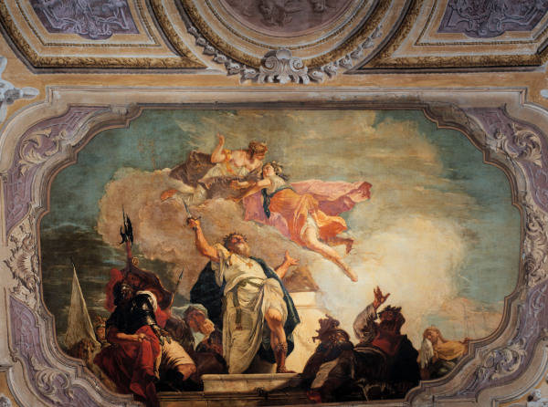 F.Fontebasso, Opferung der Iphigenie von Francesco Fontebasso