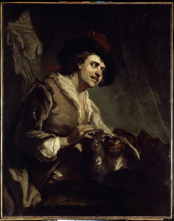 Mann mit einem Krug von Francesco Giuseppe Casanova