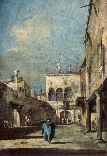 Szene in Venedig von Francesco Guardi