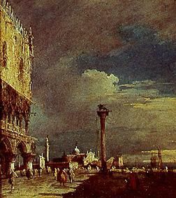 Venedig, Piazzetta, Blick nach S.Giorgio von Francesco Guardi