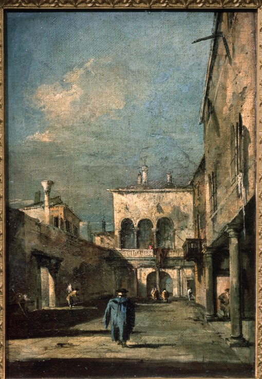 Venezianischer Hof von Francesco Guardi