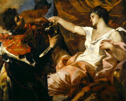 Mythological Scene, 1660 (oil on canvas) von Francesco Maffei