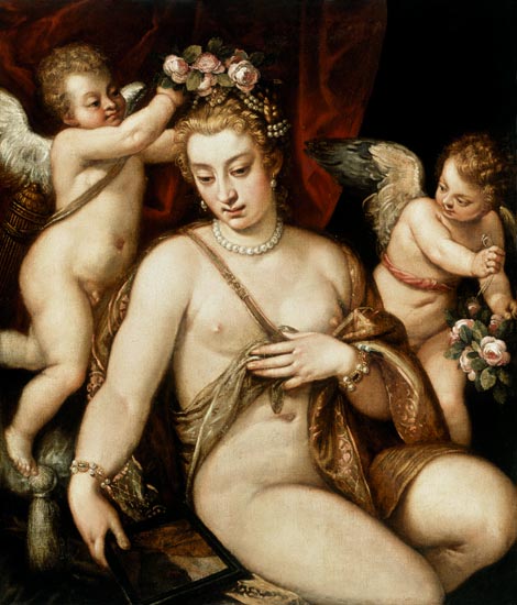 F.Montemezzano, Venus mit Amoretten von Francesco Montemezzano