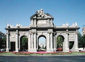 View of the Alcala Gate from the east 1774-78