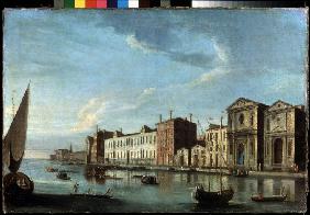 Blick auf Santo Spirito und Zattere in Venedig