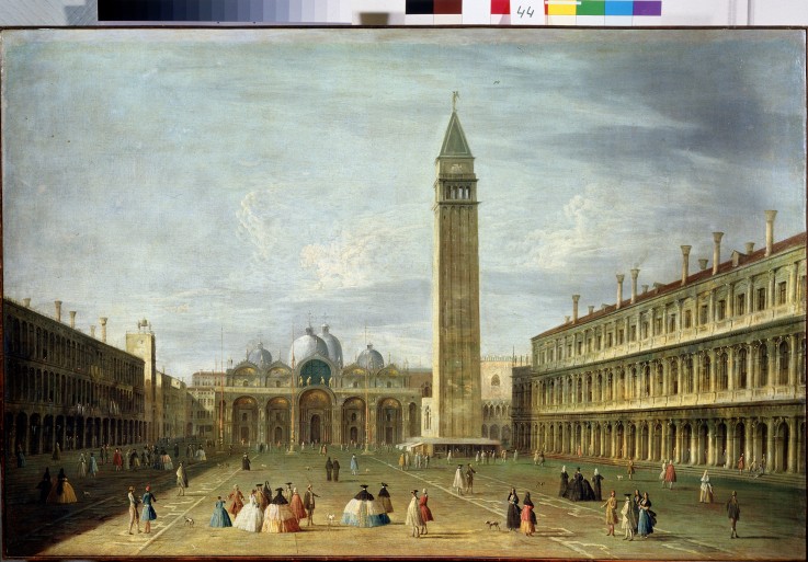 Der Markusplatz in Venedig von Francesco Tironi