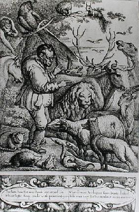 Illustration from the Introduction to Aesop''s Fables