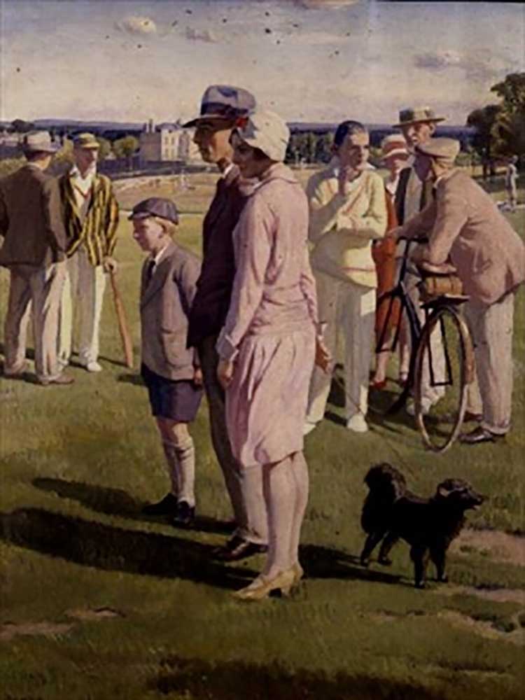 Das Cricket Match von Francis Dodd