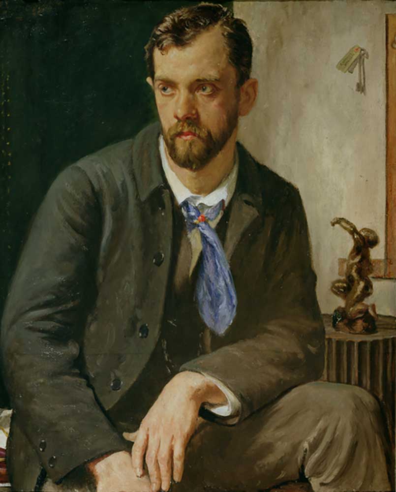 Porträt von Charles Holden (1875-1960) von Francis Dodd
