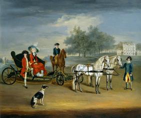 Edward Stratford, 2nd Earl of Aldborough, and his wife, Anne Elizabeth, in the Grounds of Stratford c.1787