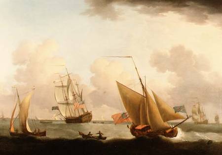 Shipping off the Dutch Coast von Francis Swaine